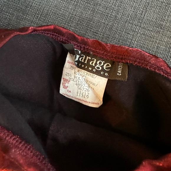 Vintage garage satin effect flare midi skirt - Picture 7 of 8